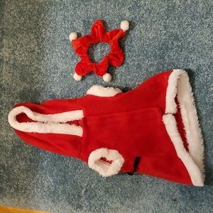 Santa Cat (and Small Dog) Suit and Coller